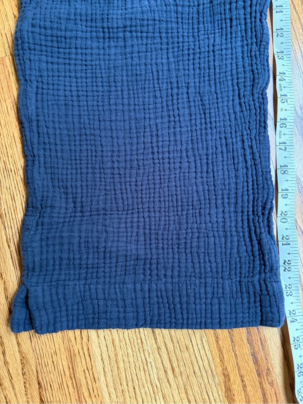 J. Jill Navy Blue Women’s Casual Guaze Capris - Picture 4 of 5